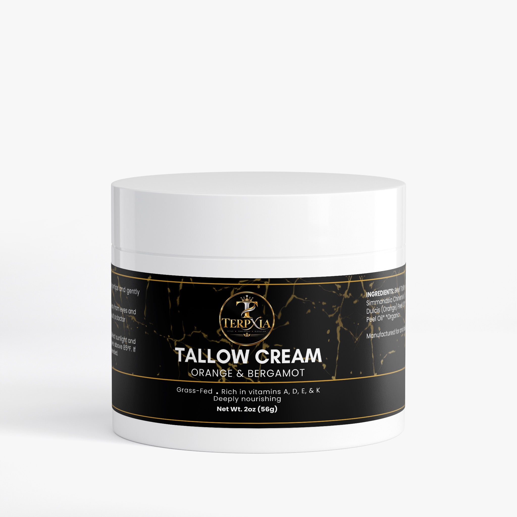 Tallow Cream - Orange & Bergamot